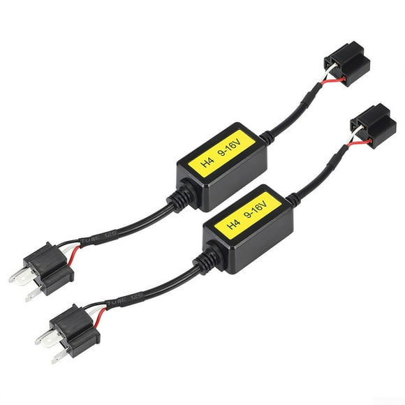 From Oranges Autoparts 2pcs H4 Headlight Canbus Decoder Anti Flickering Resistor Decoder 
